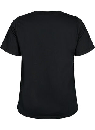 Zizzi FLASH - T-shirt met motief, Black Heart, Packshot image number 1