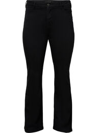 Ellen bootcut jeans met hoge taille, Black, Packshot