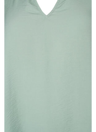 Zizzi Gekleurde blouse met 3/4 mouwen, Chinois Green, Packshot image number 2