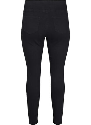 Zizzi Stretchy jeggings met hoge taille, Black, Packshot image number 1