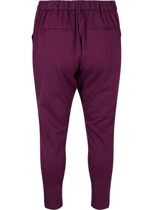 Zizzi Cropped Maddison broek, Potent Purple, Packshot image number 1