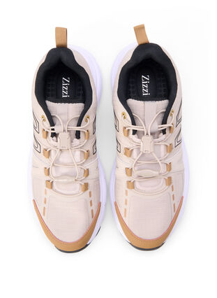 Zizzi Wide fit - Sneakers met elastische veters, Birch, Packshot image number 2