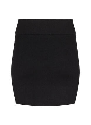 Zizzi Gebreide rok, Black, Packshot image number 1