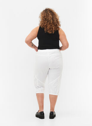 Zizzi Onderbroek in katoen, Bright White, Model image number 1