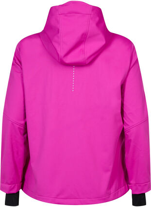 Zizzi Sportieve Softshell Jas, Rose Violet, Packshot image number 1