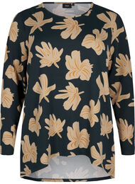 Gebloemde blouse met lange mouwen, Scarab Big FlowerAOP