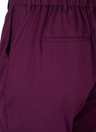 Zizzi Cropped Maddison broek, Potent Purple, Packshot image number 3