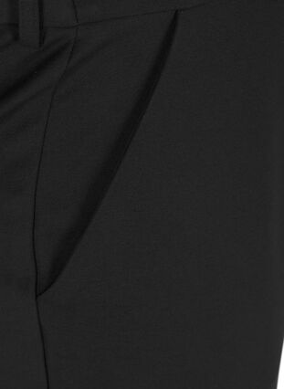 Zizzi Cropped Maddison broek, Black, Packshot image number 2
