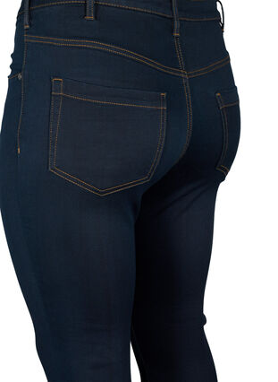 Zizzi Super slim Amy jeans met hoge taille, Tobacco Un, Packshot image number 3