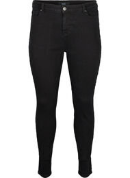 Hoge taille Amy jeans met super slanke pasvorm, Black