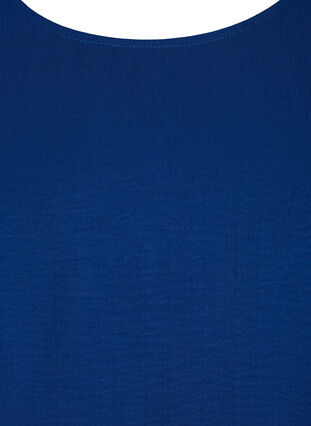 Zizzi Korte jurk met strik op de rug, Estate Blue, Packshot image number 2