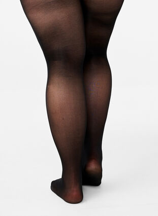 Zizzi Runbestendige 50 denier panty, Black, Model image number 1