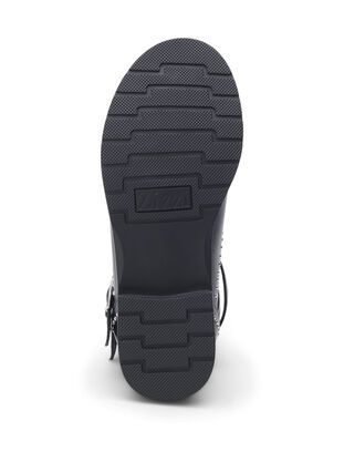 Zizzi Wide fit - Enkellaarsjes met studs, Black, Packshot image number 5