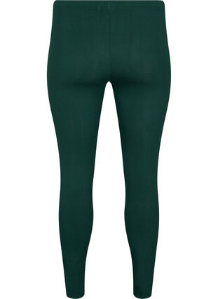 Zizzi Basic legging in viscose, Scarab, Packshot image number 1