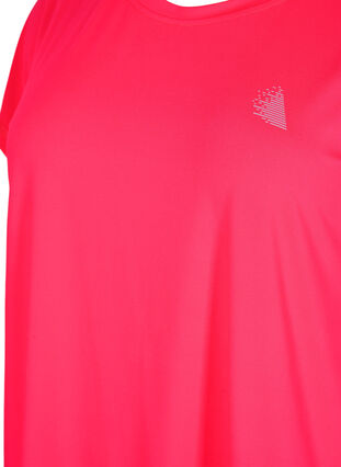 Zizzi Sport T-shirt met korte mouwen, Neon Diva Pink, Packshot image number 2