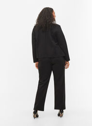 Wijde broek met zakken, Black, Model