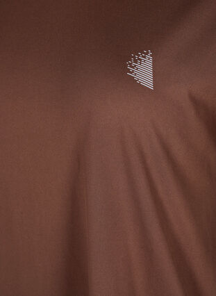 Zizzi Sport T-shirt met korte mouwen, Chocolate Martini, Packshot image number 2