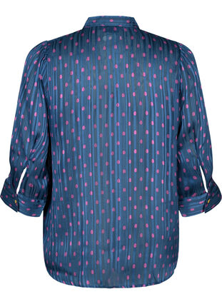 Zizzi Shirtblouse met stippen (GRS), Vintage Indigo Dot, Packshot image number 1