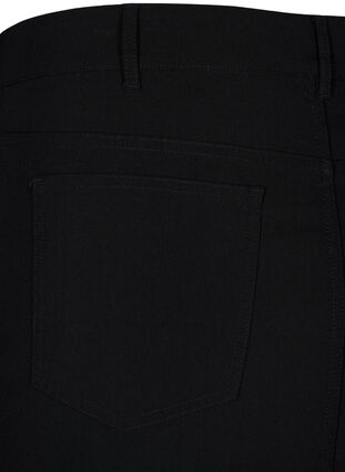 Zizzi Lange rok met split aan de voorkant, Black, Packshot image number 4