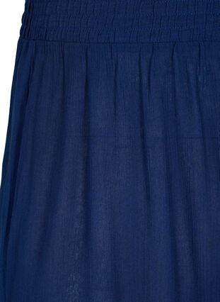Zizzi Korte broek van viscose met een hoge taille, Medieval Blue, Packshot image number 2