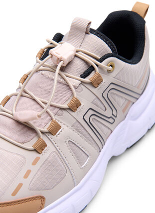 Zizzi Wide fit - Sneakers met elastische veters, Birch, Packshot image number 3