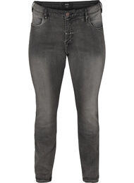 Slim fit Emily jeans met normale taille, Dark Grey Denim