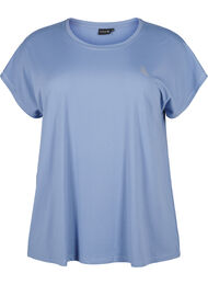 Effen gekleurd T-shirt voor sporten, Colony Blue