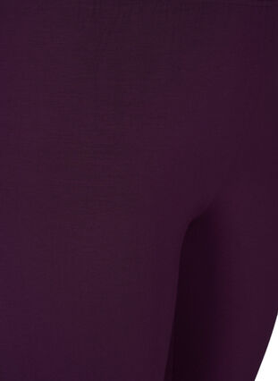 Zizzi Basic legging in viscose, Potent Purple, Packshot image number 2