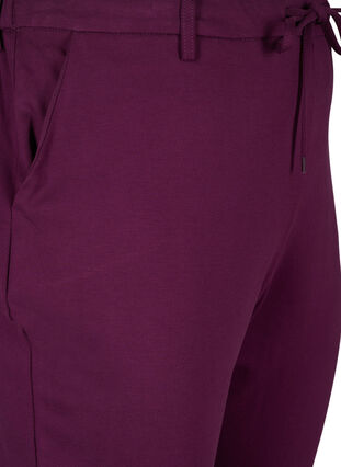 Zizzi Cropped Maddison broek, Potent Purple, Packshot image number 2