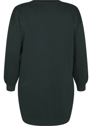 Zizzi Lang sweatshirt met colourblock, Scarab Color Block, Packshot image number 1