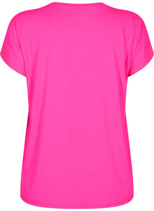 Zizzi Sport T-shirt met korte mouwen, Neon Pink Glo, Packshot image number 1