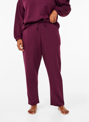 Zizzi Losse broek van modalmix, Fig, Model image number 2