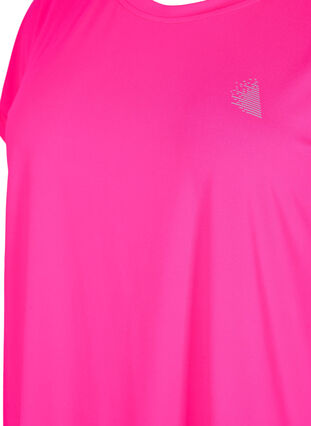 Zizzi Sport T-shirt met korte mouwen, Neon Pink Glo, Packshot image number 2
