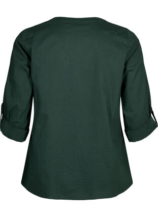 Zizzi FLASH - Shirt met gehaakt detail, Scarab, Packshot image number 1