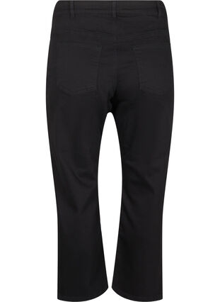 Zizzi Geknipte Vera jeans met rechte pasvorm, Black, Packshot image number 1