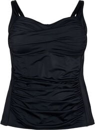 Tankini met draperingen, Black