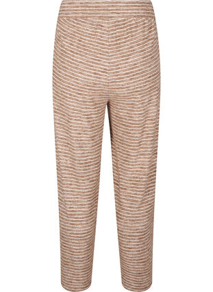 Zizzi Losse broek met elastische tailleband, Fondue Fudge, Packshot image number 1