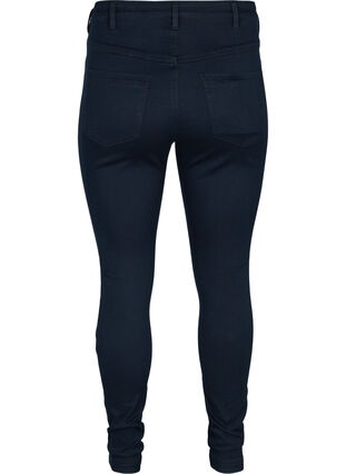 Zizzi Super slim Amy jeans met hoge taille, Unwashed, Packshot image number 1