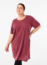 T-shirt-jurk met zakken en korte mouwen, Dry Rose, Model