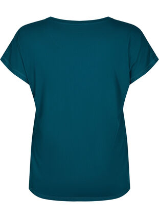 Zizzi Trainings T-shirt met korte mouwen, Deep Teal, Packshot image number 1