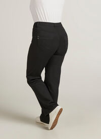 Regular fit Gemma jeans met hoge taille, Black, Model