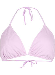 Driehoekige bikini top met crêpe structuur, Orchid Bouquet