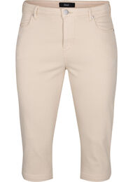 Strakke Emily capri broek, Oatmeal