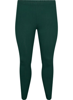 Zizzi Basic legging in viscose, Scarab, Packshot image number 0