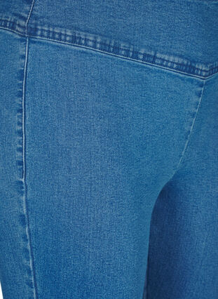 Zizzi Stretchy jeggings met hoge taille, Light Blue, Packshot image number 2