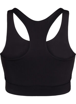 Zizzi Sportbeha met racerback, Black, Packshot image number 1