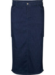 Denim maxi-rok, Dark Blue Denim