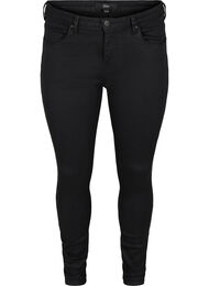 Super slim Amy jeans met hoge taille, Black