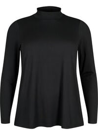 FLASH - Blouse met lange mouwen en col