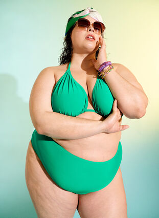 Zizzi Bikinibroekje met hoge taille, Blarney, Image image number 0
